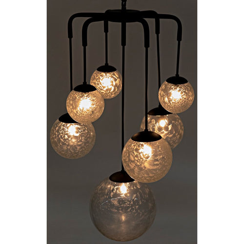 Primary vendor image of Noir Artemis Chandelier, Steel w/ Black Finish