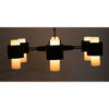 Noir Socrates Chandelier, Steel w/ Black Finish