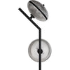 Noir Gibson Floor Lamp, Black Steel