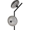 Noir Gibson Floor Lamp, Black Steel