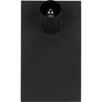 Noir Topo Lamp, Black Steel, 17.5"