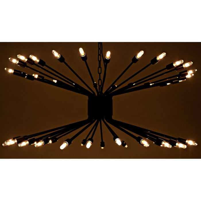 Primary vendor image of Noir Lampberto Chandelier, Black Steel