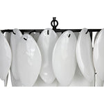 Noir Lotus Chandelier, Large - Industrial Steel