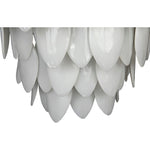 Noir Lotus Chandelier, Large - Industrial Steel