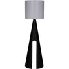 Noir Mordred Floor Lamp - Industrial Steel