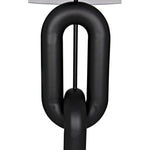 Noir Alcatraz Lamp W/Shade - Industrial Steel