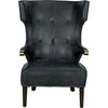 Noir Heracles Chair, Leather, 31" W