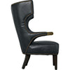 Noir Heracles Chair, Leather, 31" W