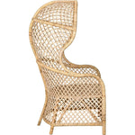 Noir Gigi Chair, Rattan, 32.5" W