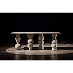 CFC Moai Reclaimed Douglas Fir Console Table, 82" W