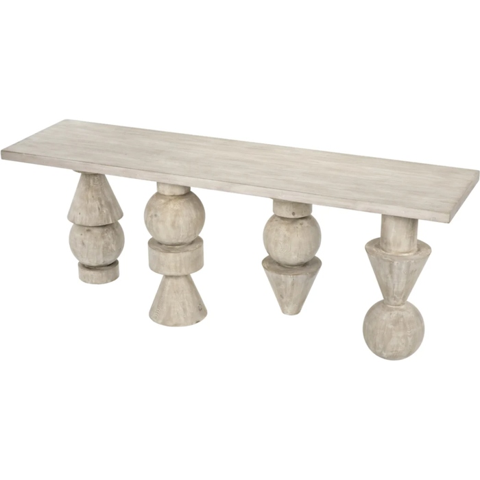 CFC Moai Reclaimed Douglas Fir Console Table, 82" W