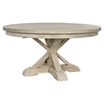 CFC Isabelle Reclaimed Douglas Fir Dining Table, Round, 60" Dia.