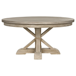 CFC Isabelle Reclaimed Douglas Fir Dining Table, Round, 60" Dia.