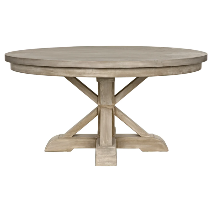 CFC Isabelle Reclaimed Douglas Fir Dining Table, Round, 60" Dia.