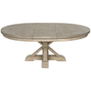 CFC Isabelle Reclaimed Douglas Fir Dining Table, Round, Grey Wash Wax, 60" Dia.