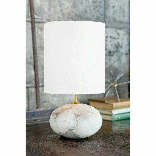 Regina Andrew Alabaster Mini Orb Lamp-Table Lamps-Regina Andrew-Heaven's Gate Home