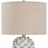 Regina Andrew Leafy Artichoke Ceramic Table Lamp, Off White-Table Lamps-Regina Andrew-Heaven's Gate Home