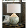 Regina Andrew Chevron Bone Table Lamp, Natural-Table Lamps-Regina Andrew-Heaven's Gate Home