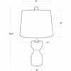 Regina Andrew Joan Crystal Table Lamp, Small