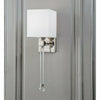 Regina Andrew Crystal Tail Sconce, Polished Nickel-Wall Sconces-Regina Andrew-Heaven's Gate Home