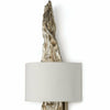 Regina Andrew Driftwood Sconce, Ambered Silver Leaf-Wall Sconces-Regina Andrew-Heaven's Gate Home