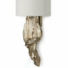 Regina Andrew Driftwood Sconce, Ambered Silver Leaf-Wall Sconces-Regina Andrew-Heaven's Gate Home