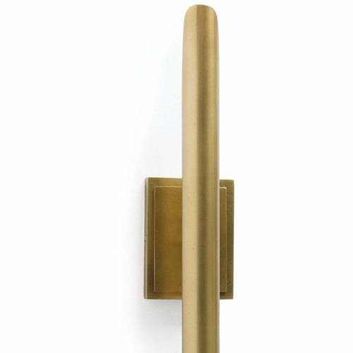 Regina Andrew Redford Sconce, Natural Brass-Wall Sconces-Regina Andrew-Heaven's Gate Home