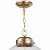 Regina Andrew Globe Pendant, Natural Brass-Pendant Lamps-Regina Andrew-Heaven's Gate Home