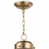 Regina Andrew Globe Pendant, Natural Brass