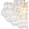 Regina Andrew Bubbles Chandelier, Natural Brass, Clear Finish
