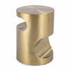 Regina Andrew Nathan Side Table, Brass-Side Tables-Regina Andrew-Heaven's Gate Home