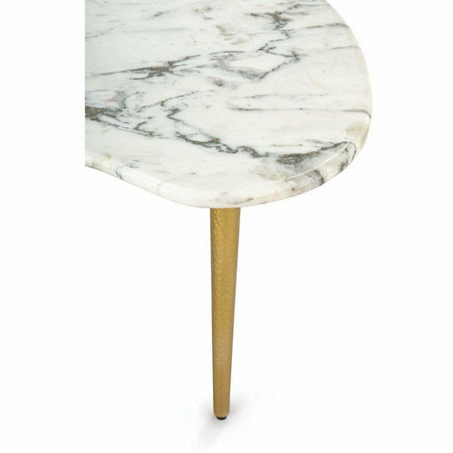 Regina Andrew Jagger Marble Cocktail Table, White