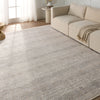 Vibe by Jaipur Living Wayreth Floral Taupe/Silver Area Rug (EBC12)