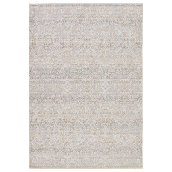 Primary vendor image of Vibe by Jaipur Living Wayreth Floral Taupe/Silver Area Rug (EBC12)