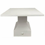 CFC Zinnia Dining Table, Oak, Angel White, 102" L-Dining Tables-CFC-Heaven's Gate Home, LLC