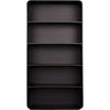 Noir Paloma Bookcase, Black Steel, 36" W