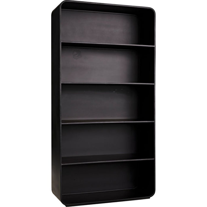 Primary vendor image of Noir Paloma Bookcase, Black Steel, 36" W
