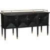 Primary vendor image of Noir Conveni Sideboard w/ Brass Detail, Charcoal, 65" W
