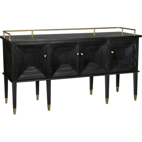 Primary vendor image of Noir Conveni Sideboard w/ Brass Detail, Charcoal, 65" W