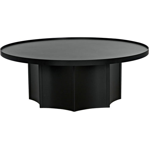 Primary vendor image of Noir Rome Coffee Table, Black Steel, 47.5"