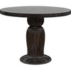 Primary vendor image of Noir Portobello Dining Table, Hand Rubbed Black w/ Light Brown Trim, 40"