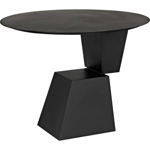Primary vendor image of Noir Round Pieta Table, Black Steel, 39"