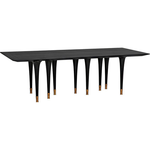 Primary vendor image of Noir Romeo Dining Table, Hand Rubbed Black - Mahogany, 42"