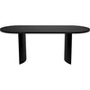 Noir Concave Table - Industrial Steel, 32"