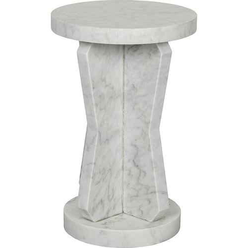 Primary vendor image of Noir Ingram Side Table - Bianco Crown Marble, 15"