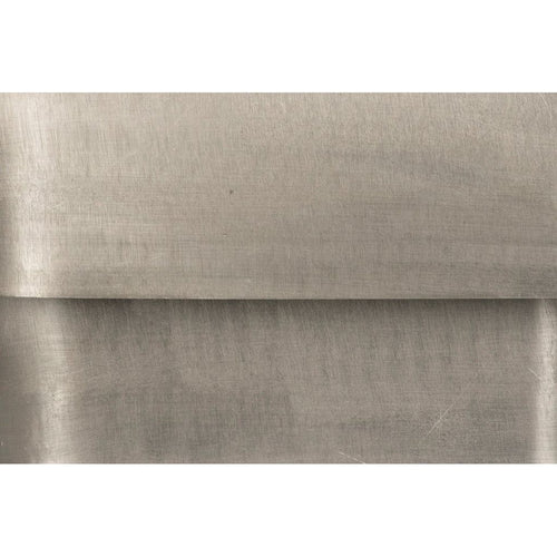Noir Fiasco Side Table - Industrial Steel & Bianco Crown Marble, 8.5"