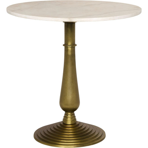 Primary vendor image of Noir Alida Side Table - Cast Iron & Bianco Crown Marble, 30"