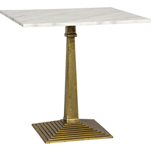 Primary vendor image of Noir Fadim Side Table - Cast Iron & Bianco Crown Marble, 30"