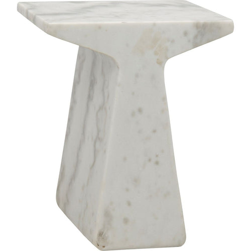 Primary vendor image of Noir Finn Side Table - Bianco Crown Marble, 15"