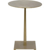 Primary vendor image of Noir Stiletto Side Table, Metal w/ Brass Finish, 15"